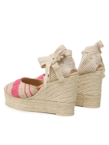 Manebi Espadrile Wedge Espadrilles G Wv bež
