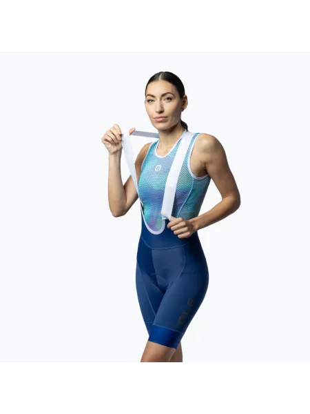 Cyklistické šortky Alé Magic Colour Bibshorts blue modré