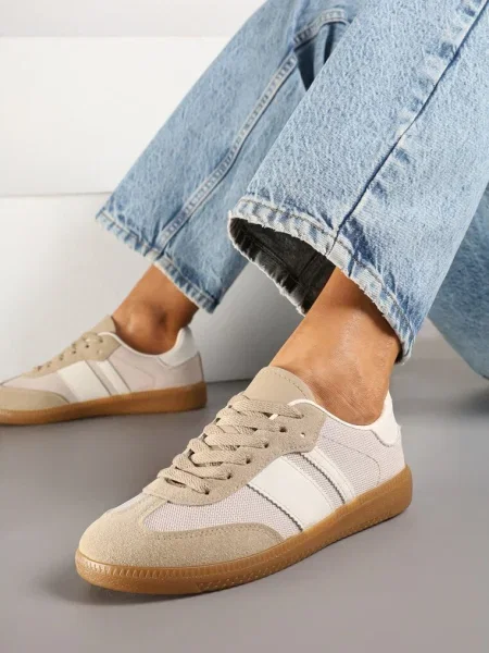 Sneakers Emidi închis bej