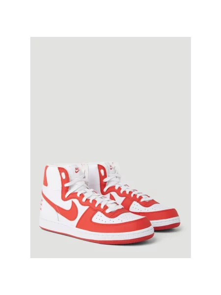 Sneakersy Comme Des Garcons skórzane czerwone