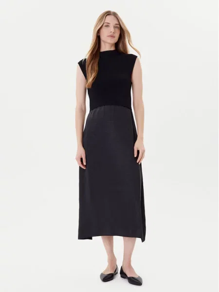 BOSS Vsakodnevna obleka Ferdolini črna