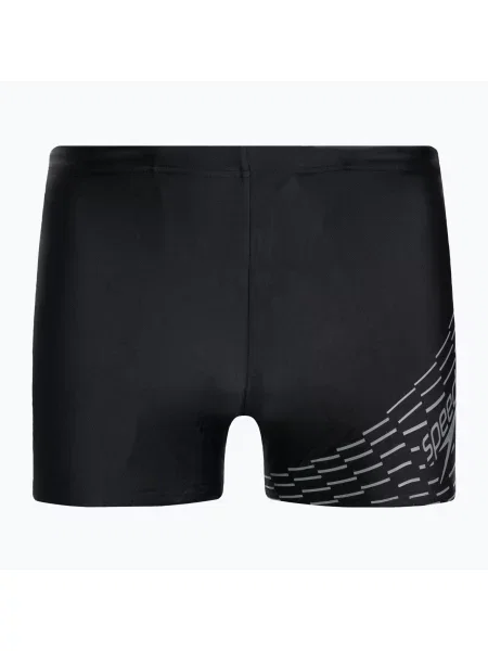 Мъжки боксерки за плуване Speedo Medley Logo Aquashort black черно