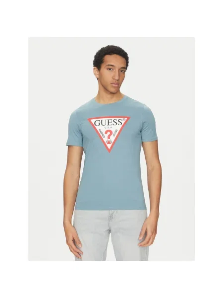 Guess Póló Regular Fit kék