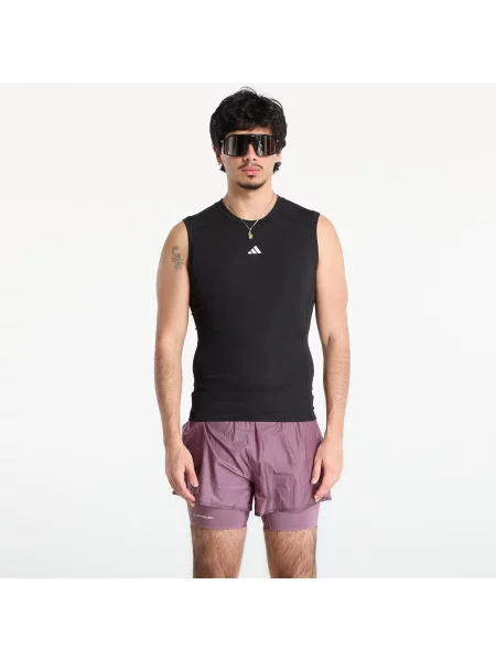 Póló adidas Techfit Compression Training Sleeveless Tank Top Black M fekete