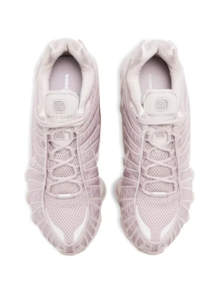 Бягане чехли Nike на платформе бродирани оранжево