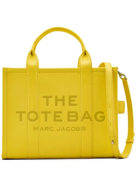 Geantă shopper Marc Jacobs din piele galben