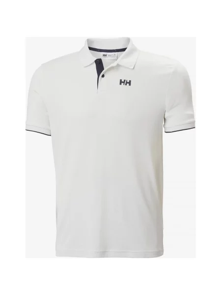 Koszulka polo Helly Hansen Ocean biało‑czarna S biała