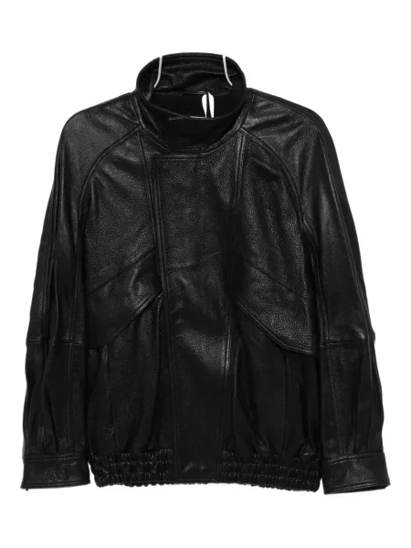 Geanta de piele Nour Hammour negru
