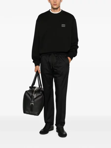Pulover Dolce & Gabbana cu autograf negru