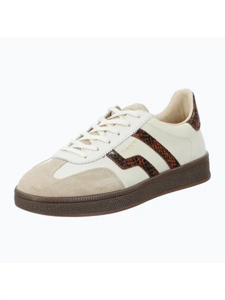 Încălțăminte pentru femei GANT Cuzima off white/brown alb