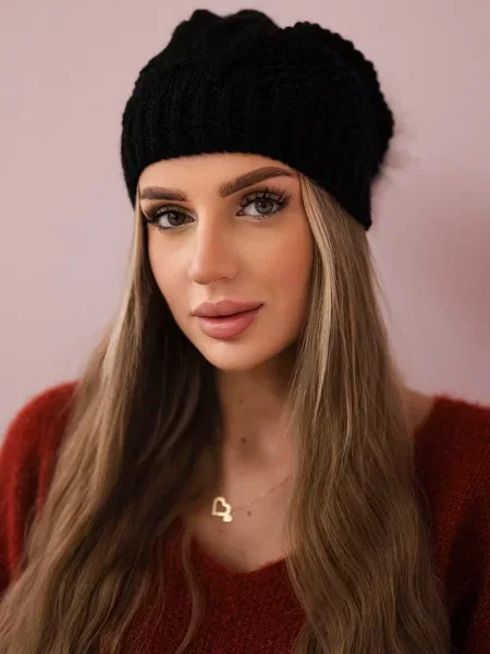 Șapcă Kesi din fleece negru