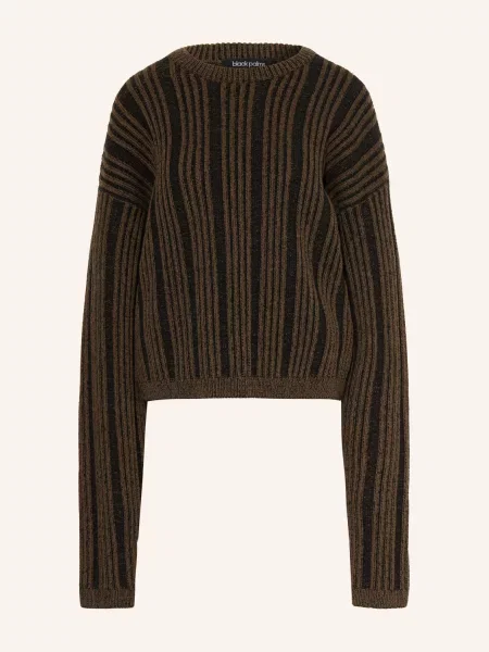 Black Palms Svetry Novie khaki černá