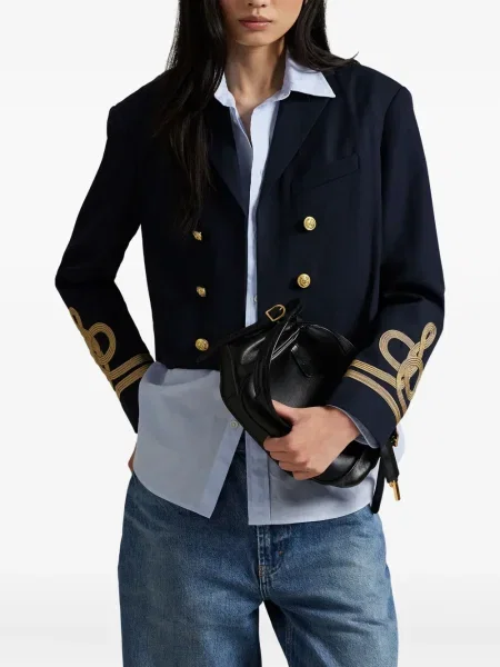 Plačiakojis pledas iš natūralios odos marškinėliai Polo Ralph Lauren žalia