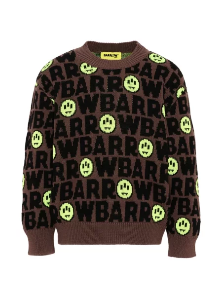 Sweter dziecięcy Barrow brązowy