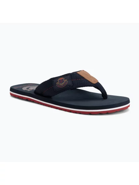 Мъжки джапанки Tommy Hilfiger Patch Beach Sandal desert sky синьо