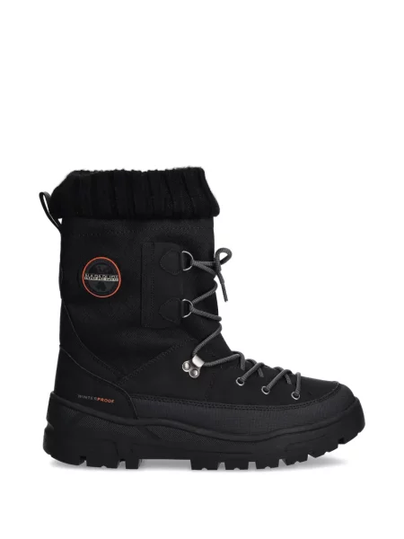 Šněrovací krajkové turistika turistické boty Napapijri černé