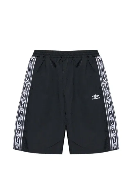 Pantaloni scurți Umbro cu broderie negru