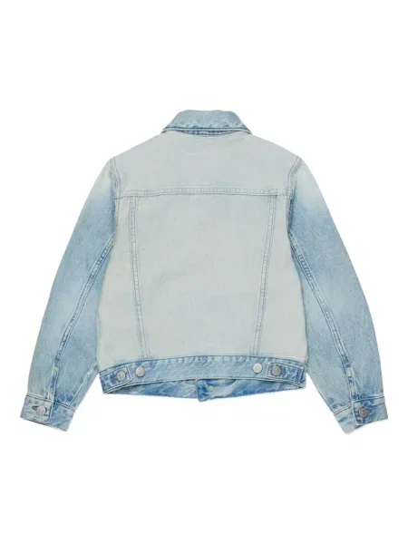 Kurtka jeansowa dziecięca Mm6 Maison Margiela niebieska