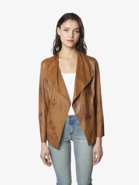 KOROSHI Geacă de primăvară-toamnă maro