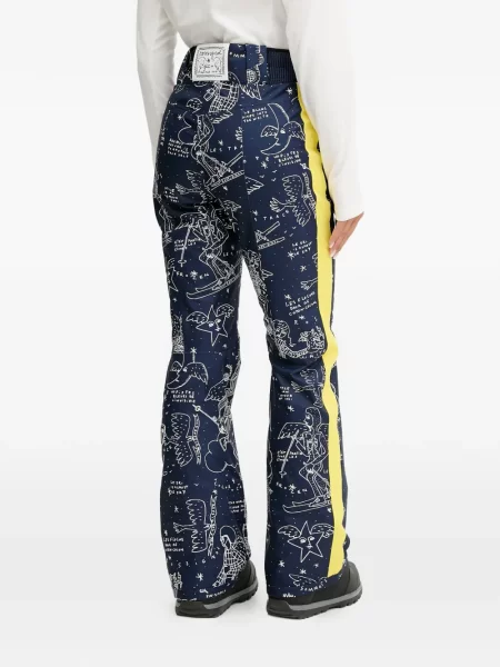 Jeździć na nartach spodnie dresowe Rossignol niebieskie