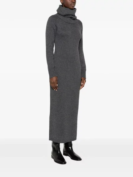 Rochie maxi Twinset gri