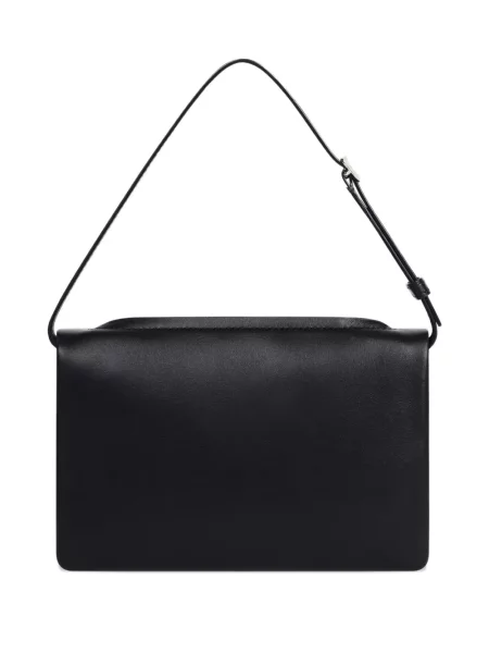 Geanta de piele Courreges din piele negru
