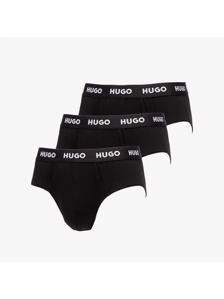 HUGO Set de chiloți slip﻿ negru