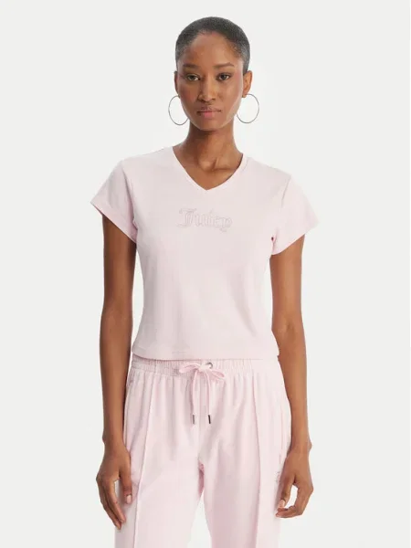 Juicy Couture Tricou Capped roz
