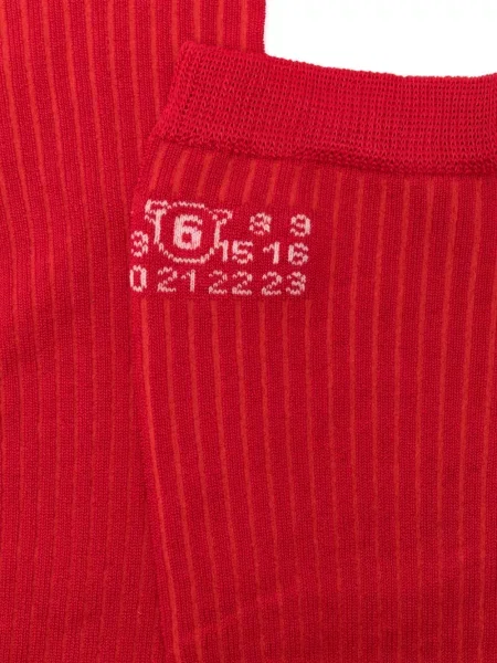 Șosete Mm6 Maison Margiela roșu