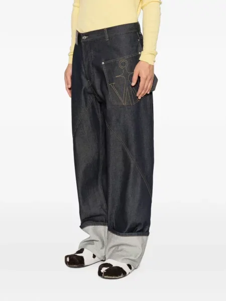 Blugi cu picior larg Jw Anderson albastru