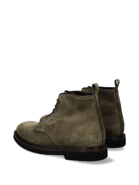 Botine Premiata cu șireturi din dantelă verde
