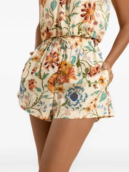 Pantaloni scurți Ulla Johnson cu model floral cu imagine