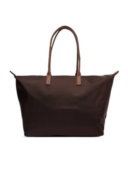 Tommy Hilfiger Ročna torba Popette Maxi Tote rjava