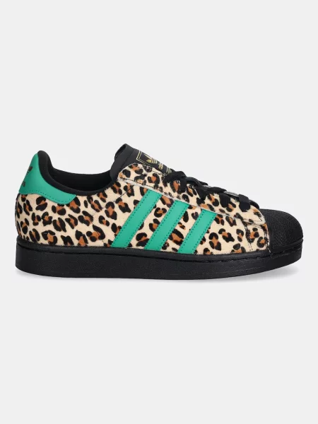 Αθλητικά adidas Originals Superstar II W καφέ