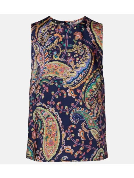 Bluză Etro transparente din jacard