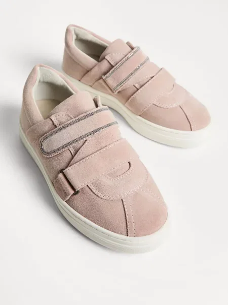 Sneakersy dziecięce Brunello Cucinelli różowe