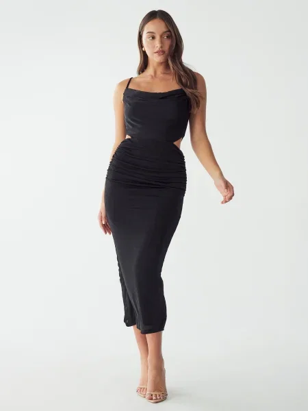 BWLDR Rochie AOIFE' negru