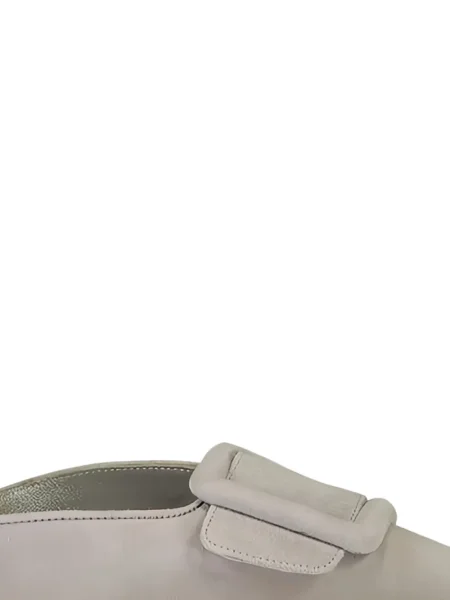 Pantofi cu toc Manolo Blahnik slingback gri