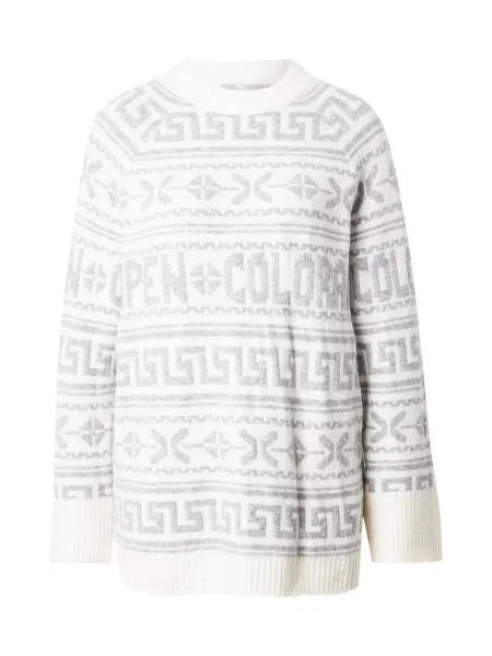 Abercrombie & Fitch Pulover gri alb