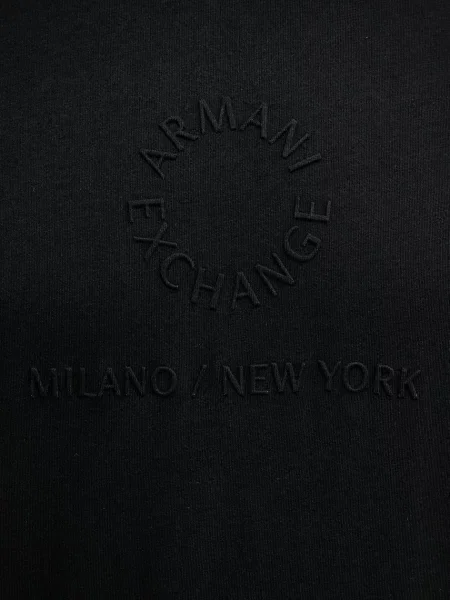 Armani Exchange póló férfi fekete