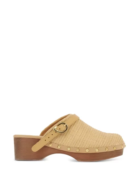 Klasické dřeváky Ancient Greek Sandals s přezkou se cvočky