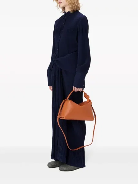 Drapiruotas maksi maxi sijonas Jw Anderson mėlyna