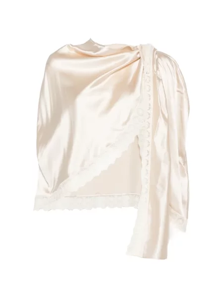 Top The Garment din dantelă drapat