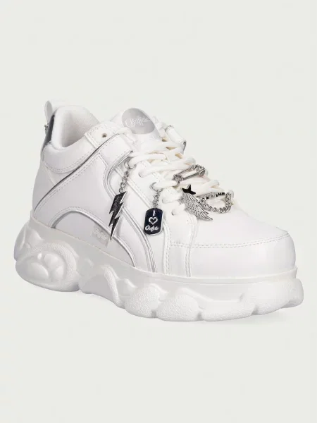 Buffalo Cld Corin Charms sneakers pentru femei alb