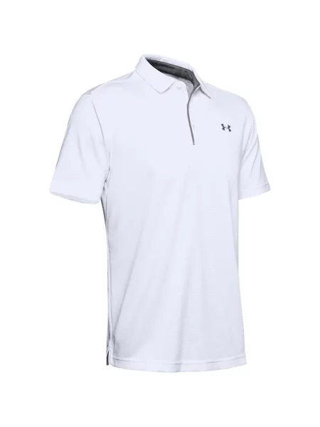 Tricou polo Under Armour alb