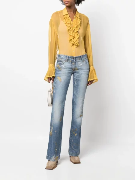 Džíny Dolce & Gabbana Pre-owned černé