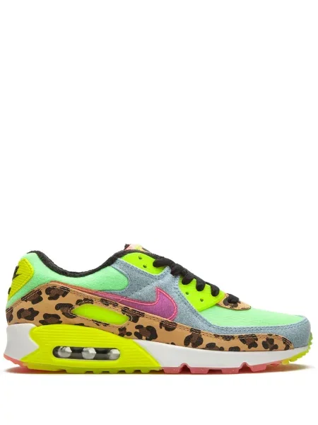 Sneakerși Nike Air Max 90 cu imagine cu model leopard verde