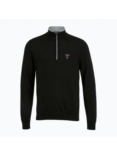 Pánský svetr Aeronautica Militare jet black černý