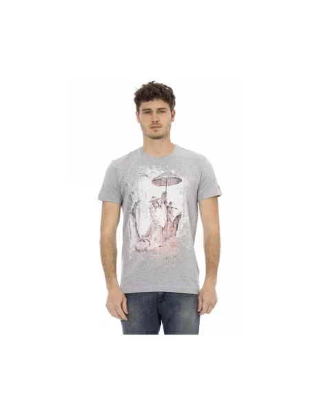 Koszulka Trussardi casual szara