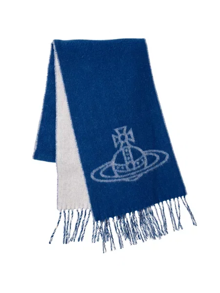 Fular Vivienne Westwood albastru